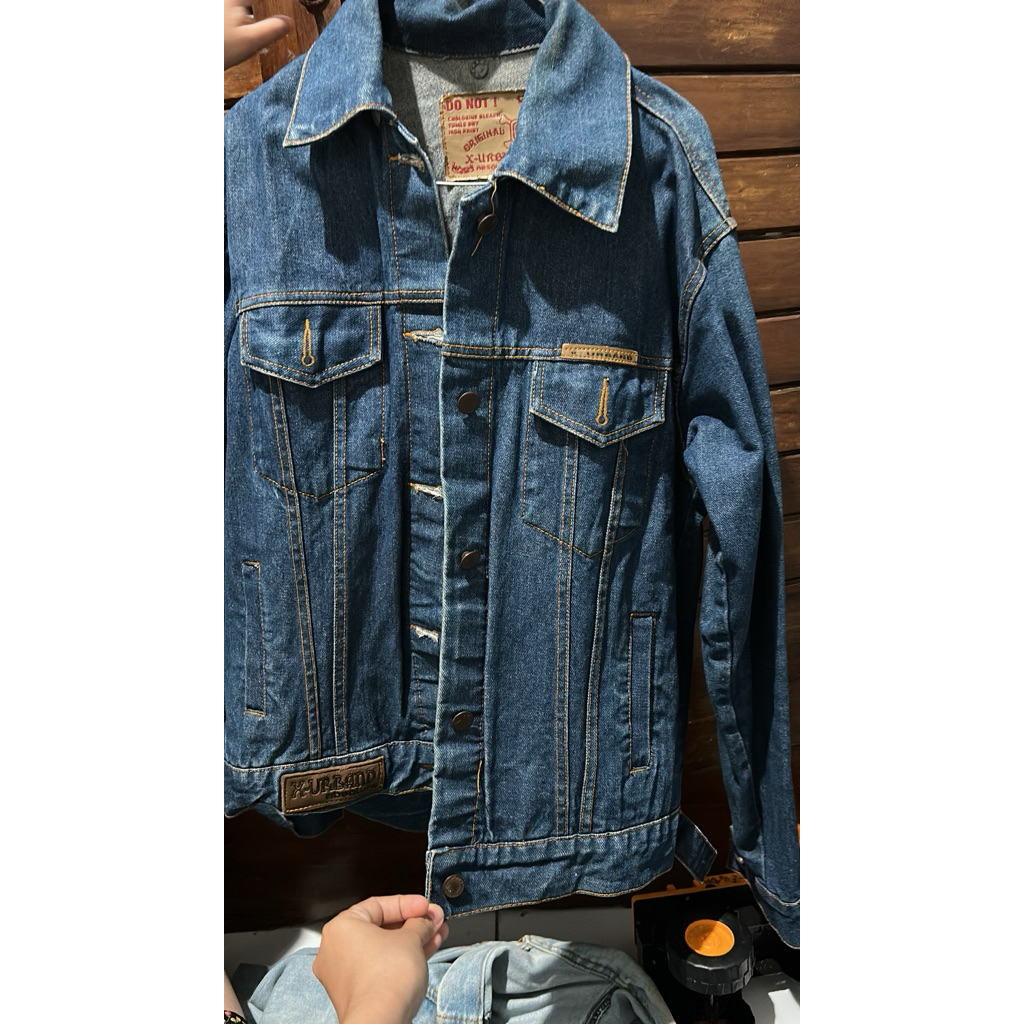 jaket jeans pria ( preloved)
