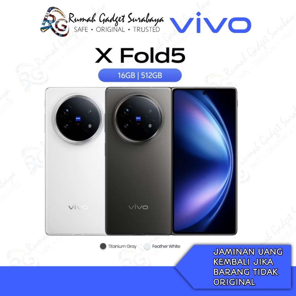 Vivo X Fold5 5G 16GB/512GB Original Bergaransi Resmi Vivo Indonesia