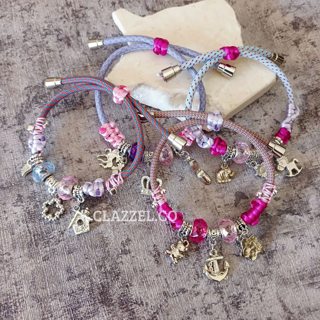 Gelang Paracord • Gelang Paracord Pandora • Gelang Paracord Charm