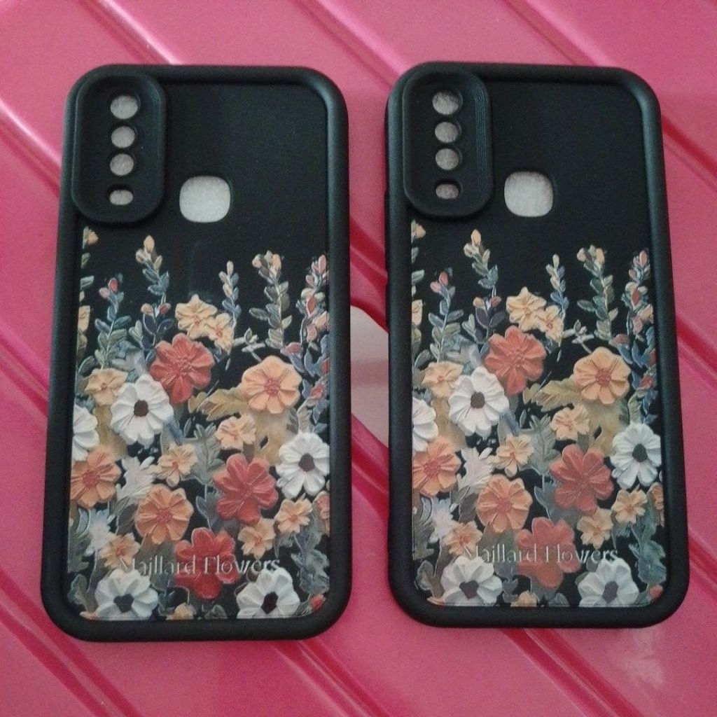 Case Silikon Casing Bunga VIVO Y17 | Y15 | Y12 | y12i