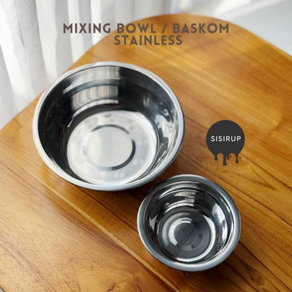 Baskom Korea / Baskom Stainless Steel / Baskom Kecil / Stainless Steel / Baskom