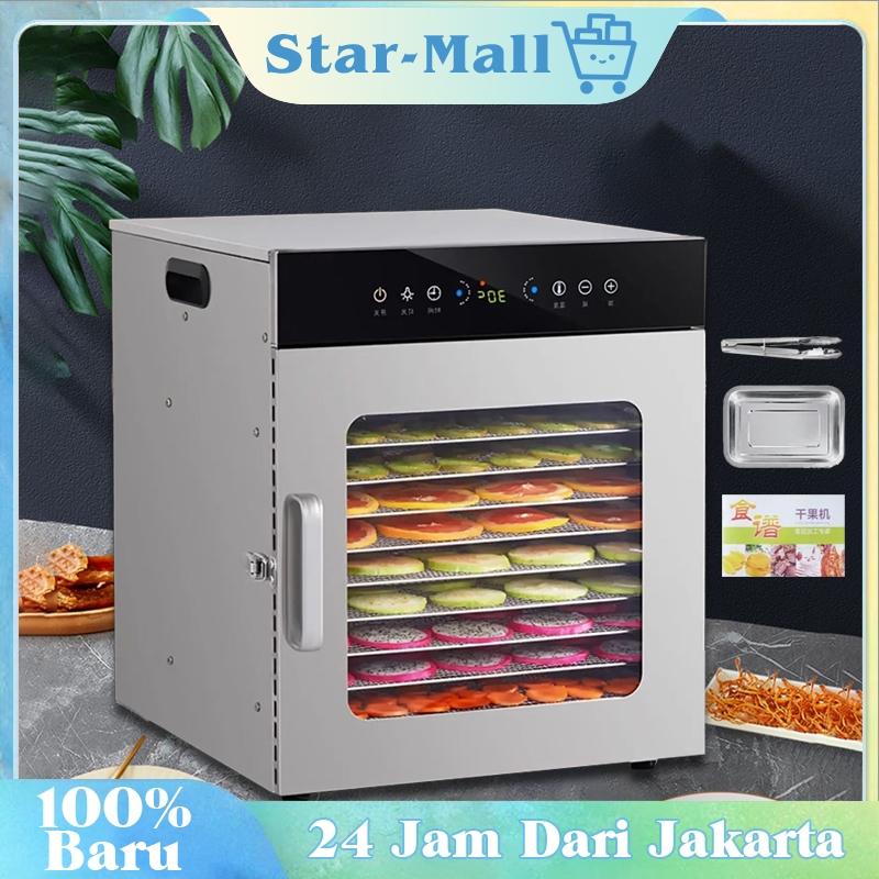 10 Trays Mesin Pengering Makanan Untuk Rumah Oven Pengering Makanan Mesin Pengering Buah Dan Sayuran