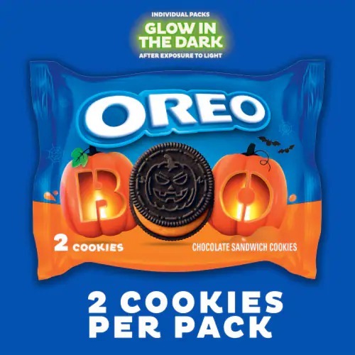 

Oreo Orange Creme Chocolate Sandwich Halloween Cookies ( limited edition )