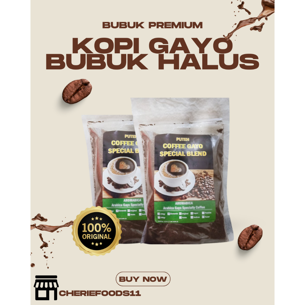 Kopi Gayo 250g Bubuk Halus Premium – Coffee Powder