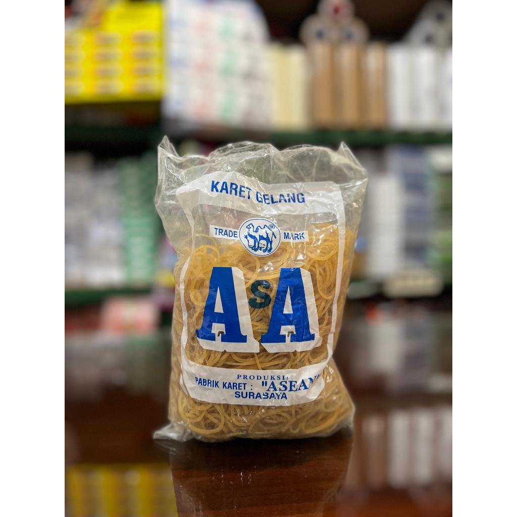Karet Gelang Pentil AA Biru 1/2 Kg Super
