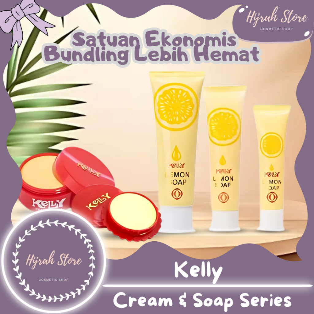 KELLY Pearl Cream - Kelly BPOM / Kelly Lemon Soap
