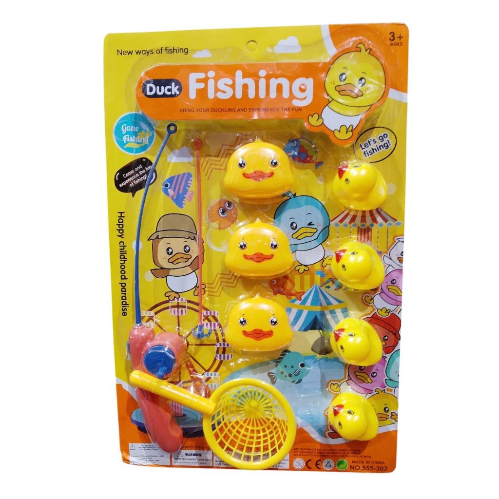 RAMEO 1082 Mainan Pancing Bebek Anak – Duck Fishing Set Lengkap dengan Jaring & Pancing