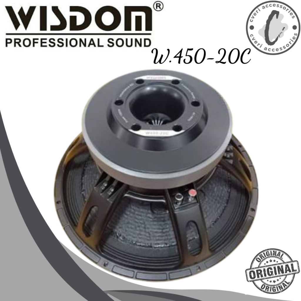Speaker Wisdom W45020C Speaker Component Original W-45020C W450-20C Component Speaker