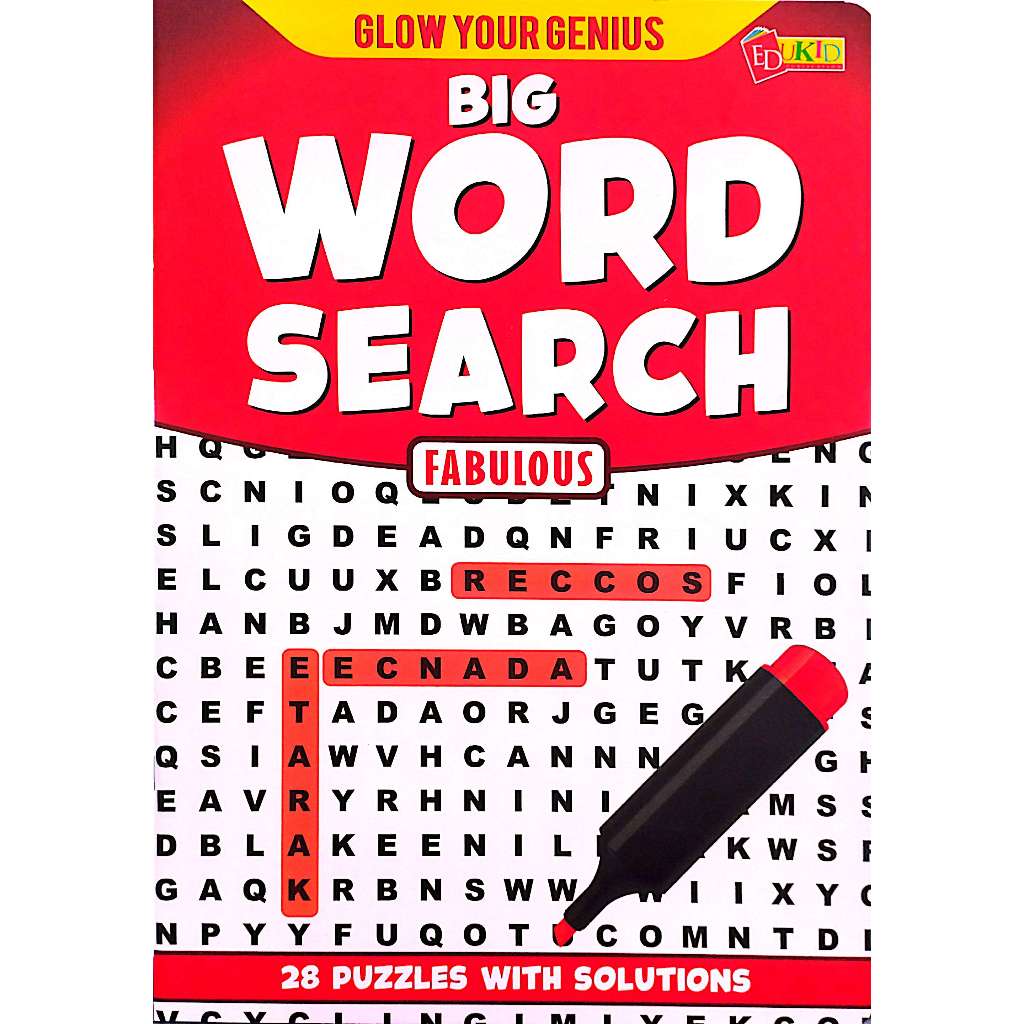 [Edukid] Big Word Search Fabulous 28 Puzzles