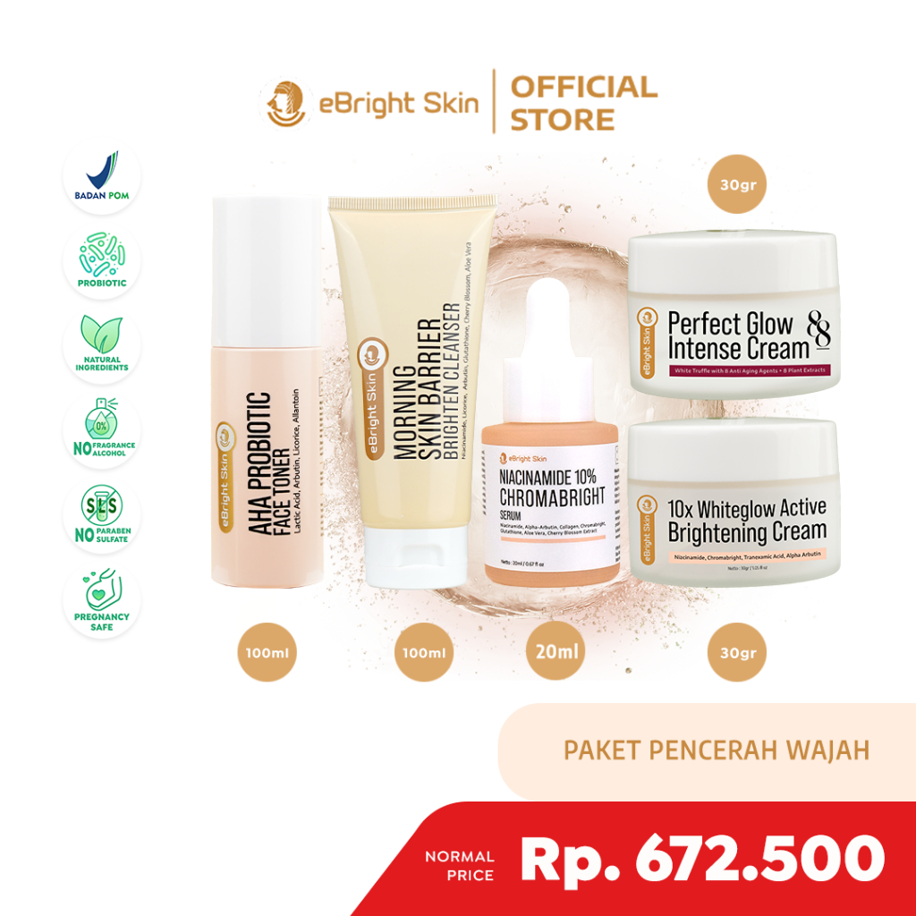 eBright Skin Paket Pencerah Wajah - Brightening Ultimate