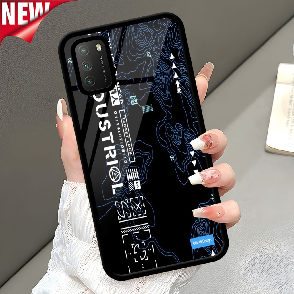 Casing Glossy POCO M3 / POCO M3 PRO / POCO M4 / POCO M4 PRO / POCO M5 Mamacase.id [ Abstrk Keren ] C