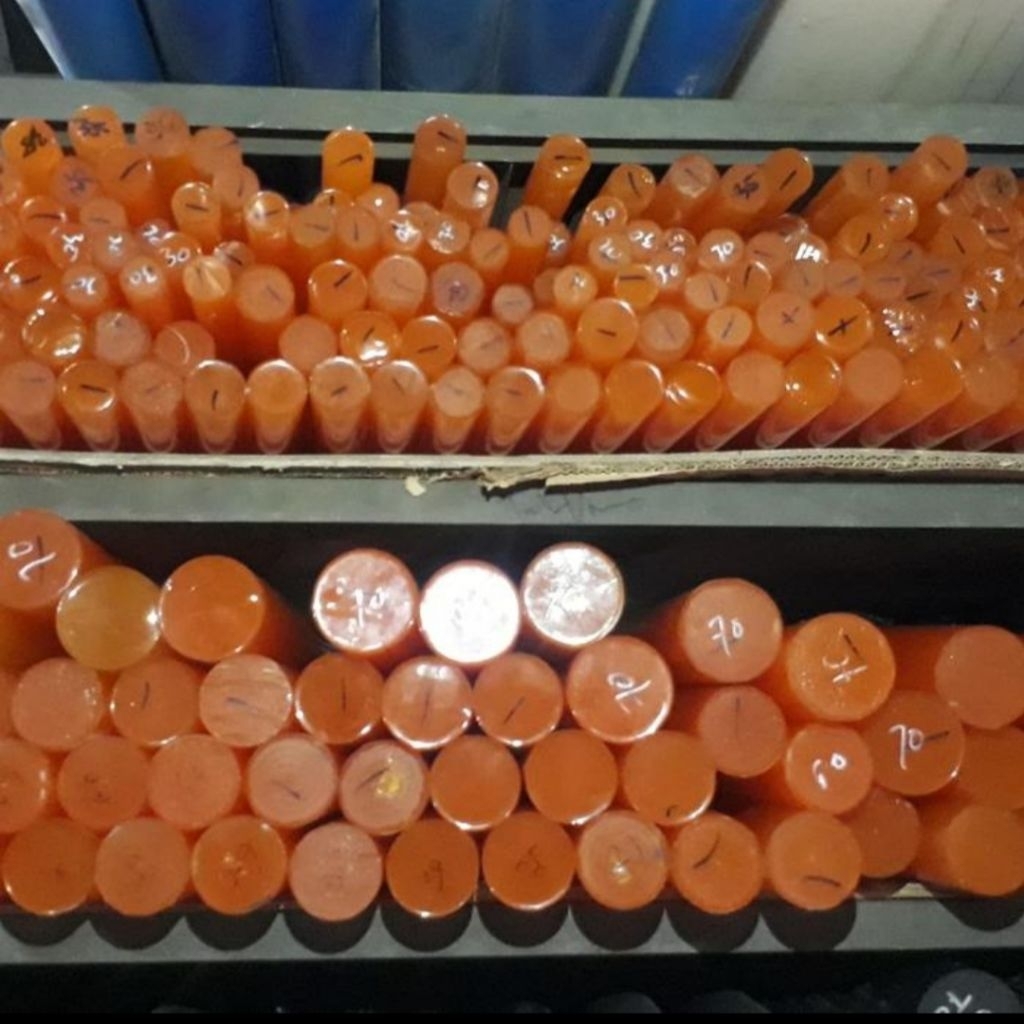 pu orange 20mm x 20cm