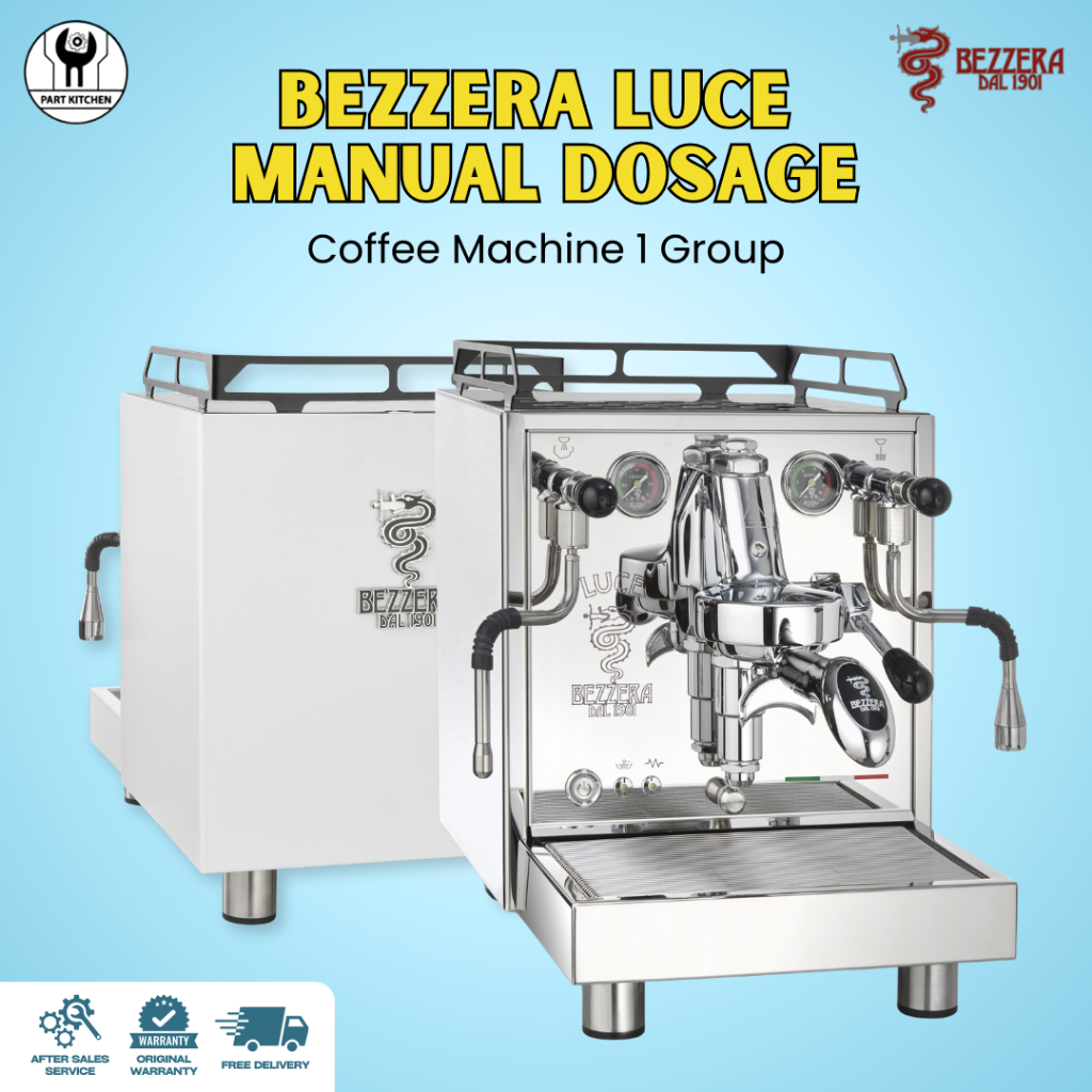 Mesin Kopi Bezzera Coffee Machine Bezzera Luce S MN Manual Dosage Mesin Kopi 1 Group Garansi Resmi R