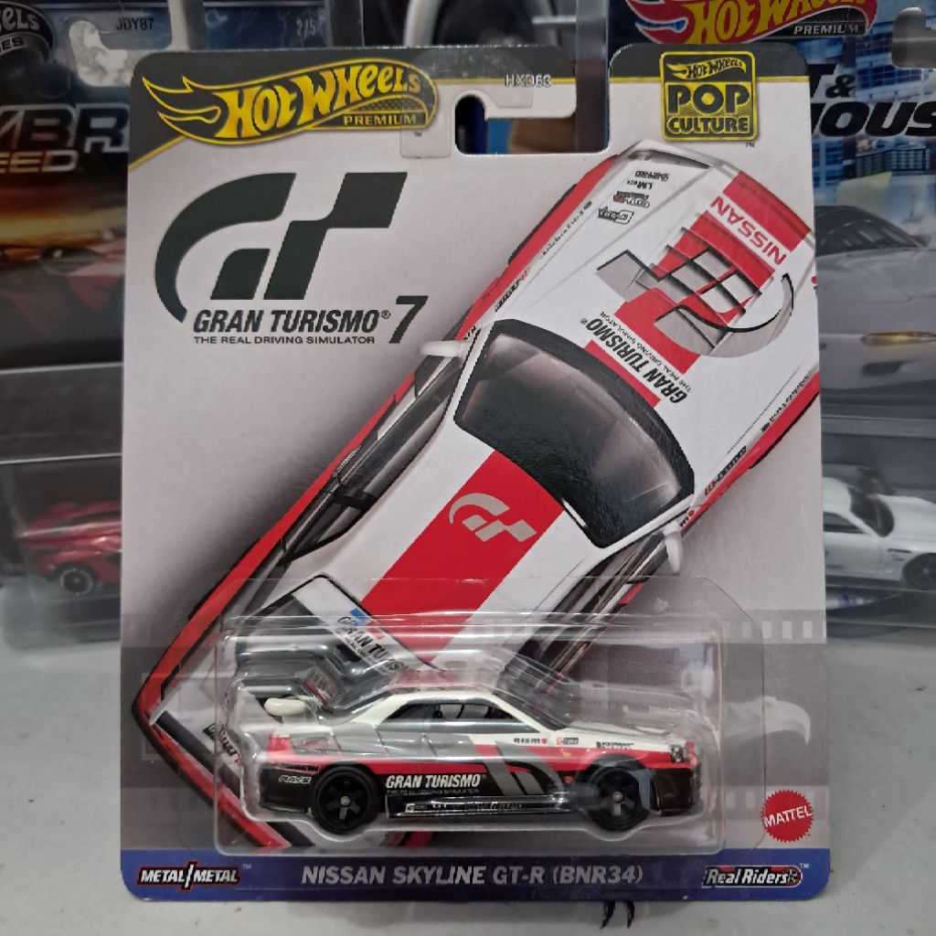 Hot wheels Gran Turismo Nissan skyline gt-r bnr34- Hotwheels Nissan skyline gtr r34 Gran Turismo 7