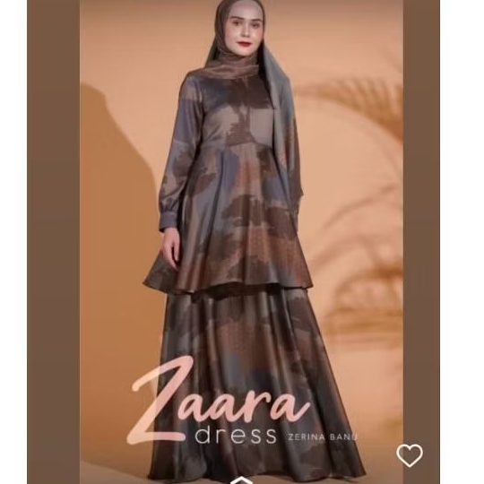 preloved zaara dress size L heaven lights zerina banu HLZB no klamby ria miranda buttonscarves rurik