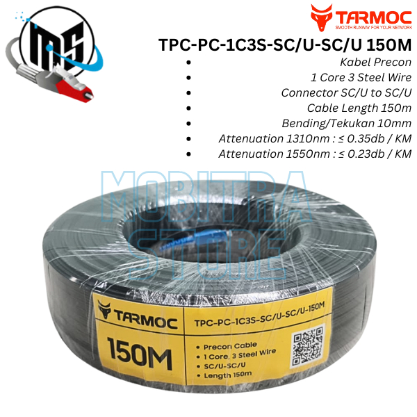 Kabel FO Preconnectorized 150 Meter/Precon FO 150 Mtr Dropcore