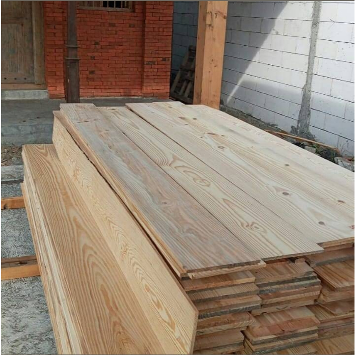 Kayu Jati Belanda SYP Tebal 2cm Lebar 6-13cm Panjang 1 Meter Halus Presisi Dekoratif