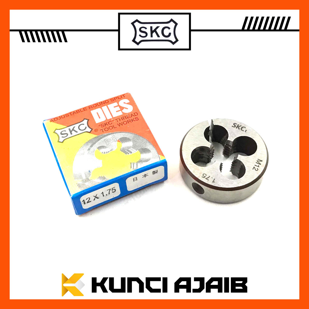 SKC Mata Snai M 12 X 1.75 - Snay Senai Snei Round Dies M12X1.75 M12