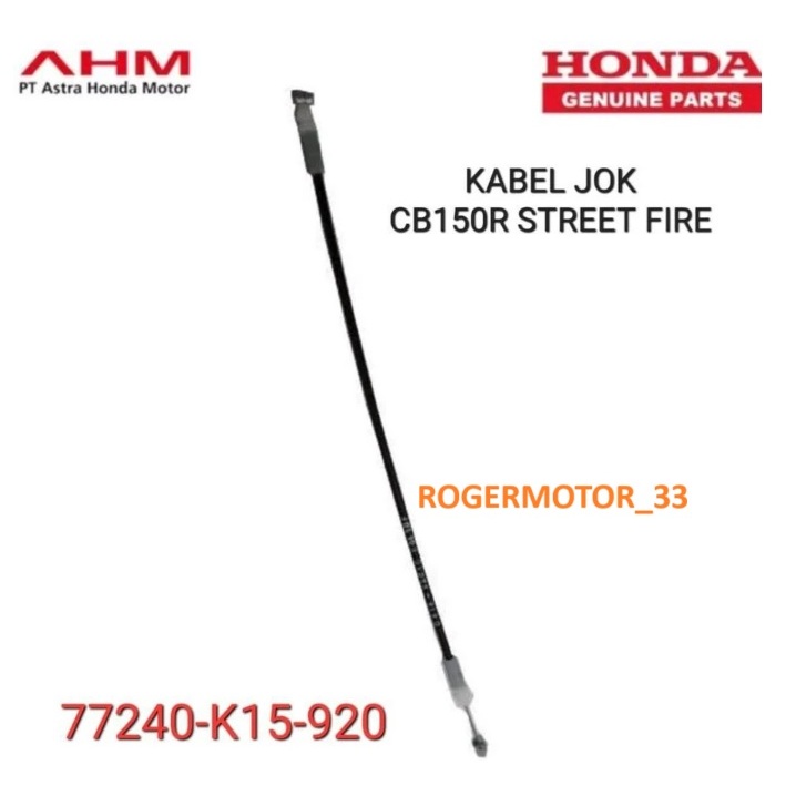 KABEL TALI JOK SADEL CB150R LED STREETFIRE ORIGINAL ASLI