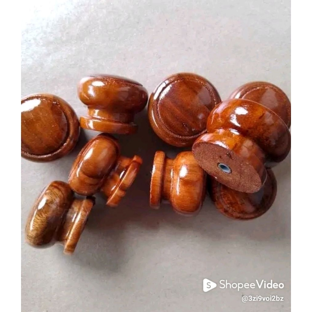 tarikan laci/knop kayu jati