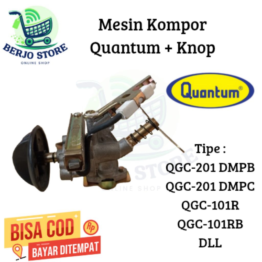 MESIN KOMPOR GAS QUANTUM ORIGINAL KOMPOR GAS QUANTUM 1 TUNGKU dan 2 TUNGKU