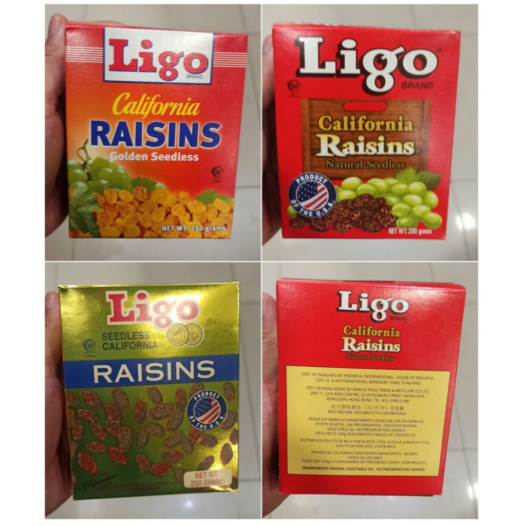 

Ligo California Raisin Kismis Asli USA California Box 200g