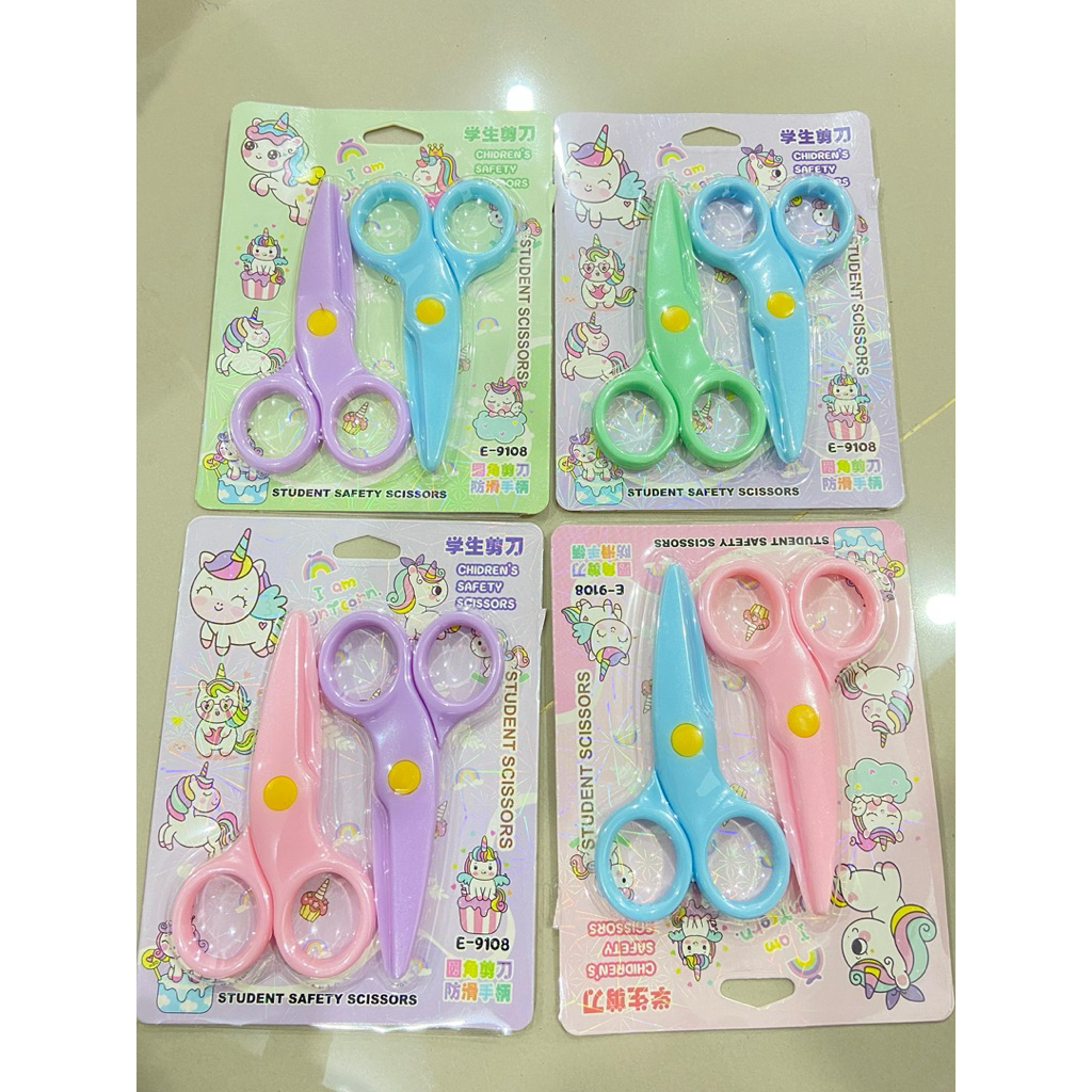 Gunting Anak TK Karakter Aman untuk Belajar Menggunting – 1 Set Isi 2