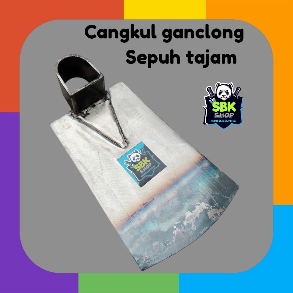 cangkul kecil pande jawa sepuh tajam dan siap pakai