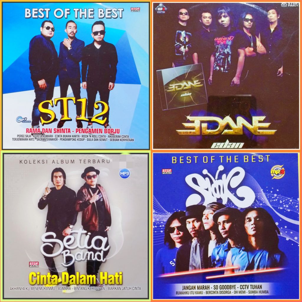 Kaset MP3 Lagu Pop EDANE - SLANK - ST12 - SETIA BAND Album