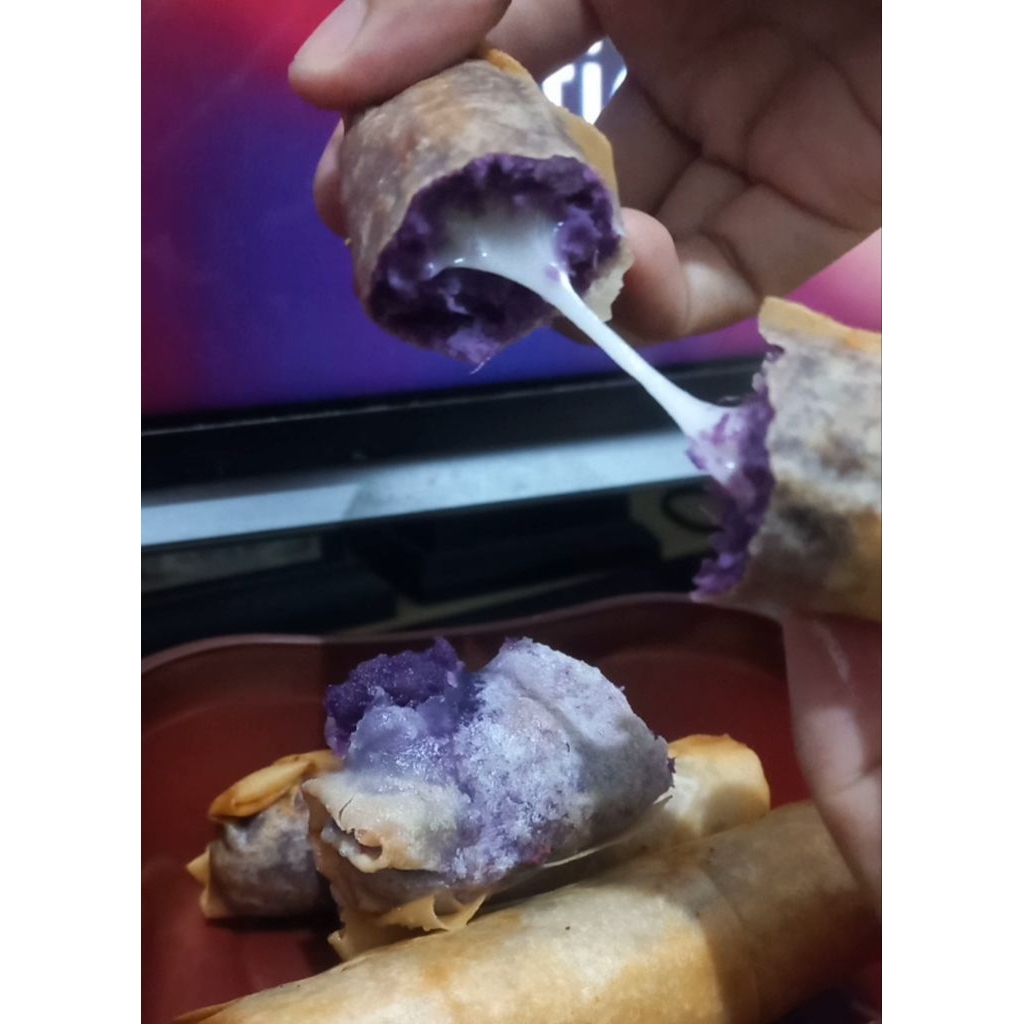 Lumpia Ubi Ungu/GOGUMAPIA~Mozarella~Coklat- Frozen