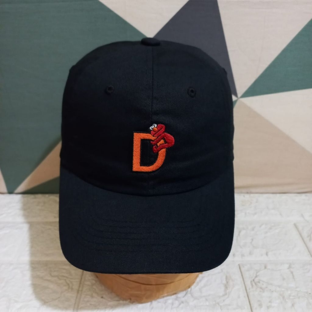 Topi Sesam3 Street Second Topi Logo D Hitam Origonal stok 7367