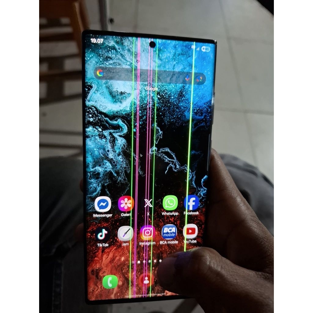 Lcd + Frame Samsung S22 Ultra Original Minus