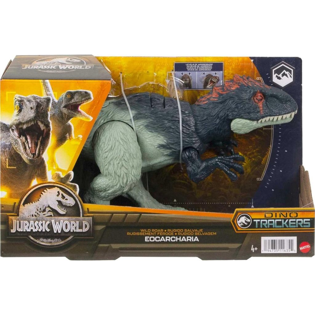 Mattel Jurassic World Rebirth Wild Roar Baryonyx Dinosaur Toy