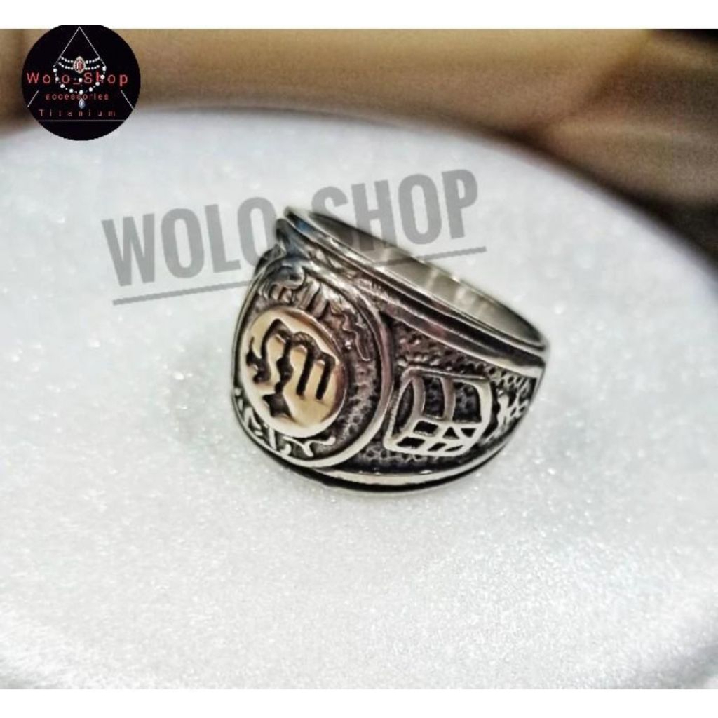 Cincin Lafaz Allah Silver Anti Karat