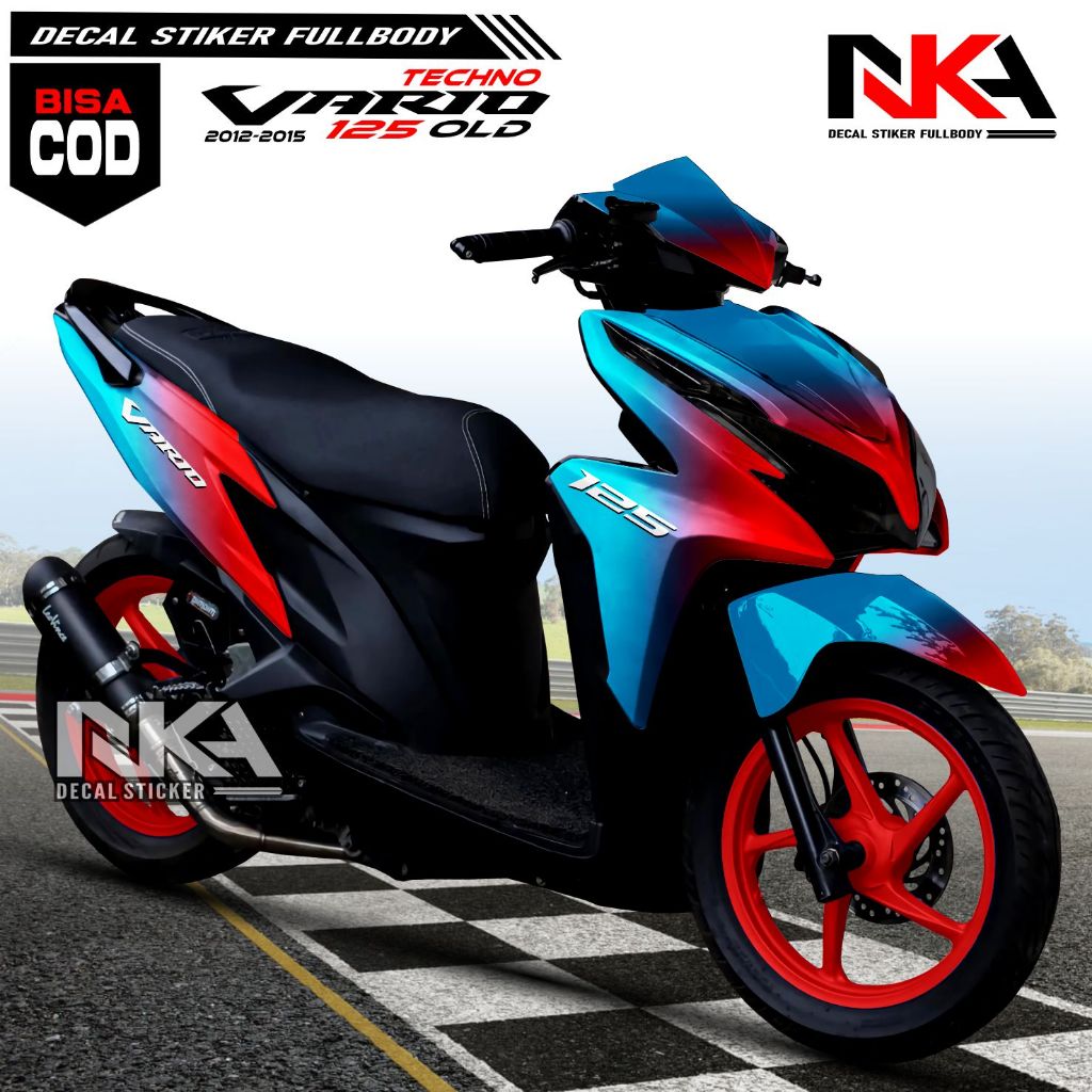 Decal Vario 125 Old Full Body Stiker Vario 125 Old Keren Full Body Striping Vario 125 Old Racing