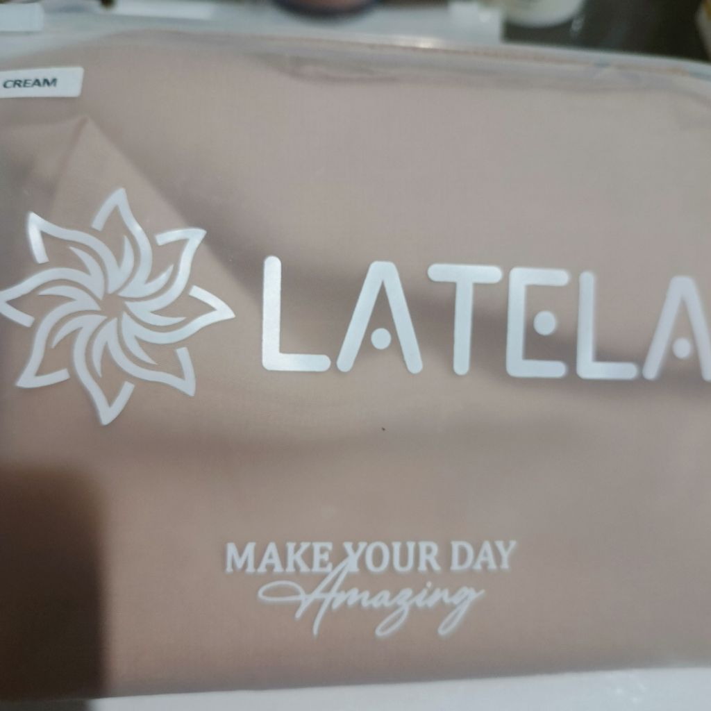 [PRELOVED] LATELA Hijab Cream FREE CEPOL