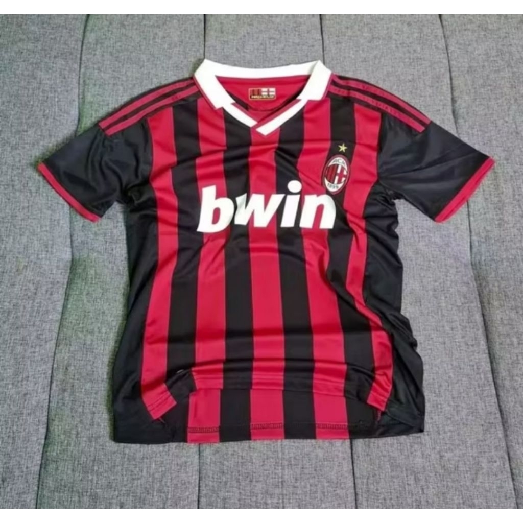 Jersey Kaos Baju Sepak Bola Milan Milano Milanisti Home Away 3rd Third Retro Klasik Classic Jadul La