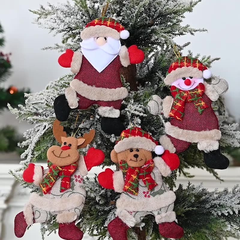 Gantungan boneka hiasan pohon natal / hiasan ornamen pohon natal / hiasan natal / dekorasi pohon nat