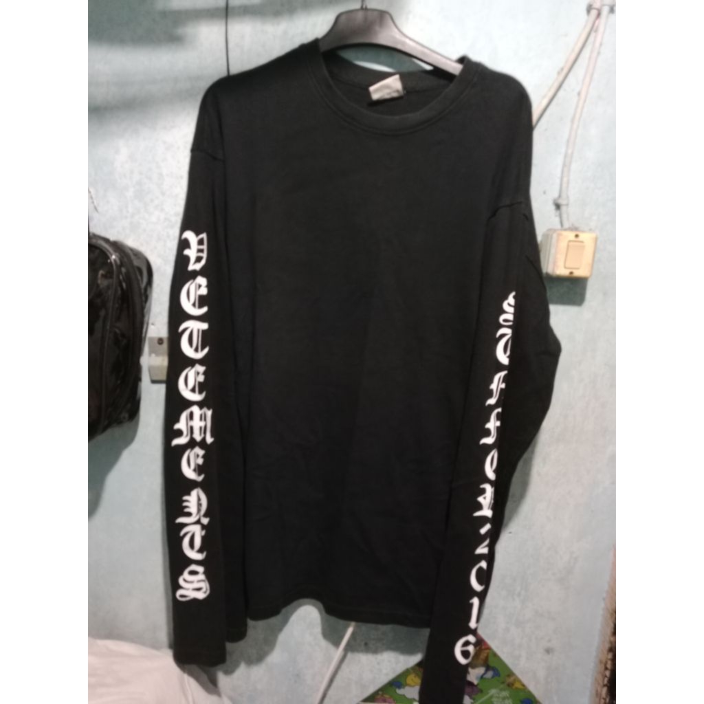 Vetements Second Long sleeve summer 2016