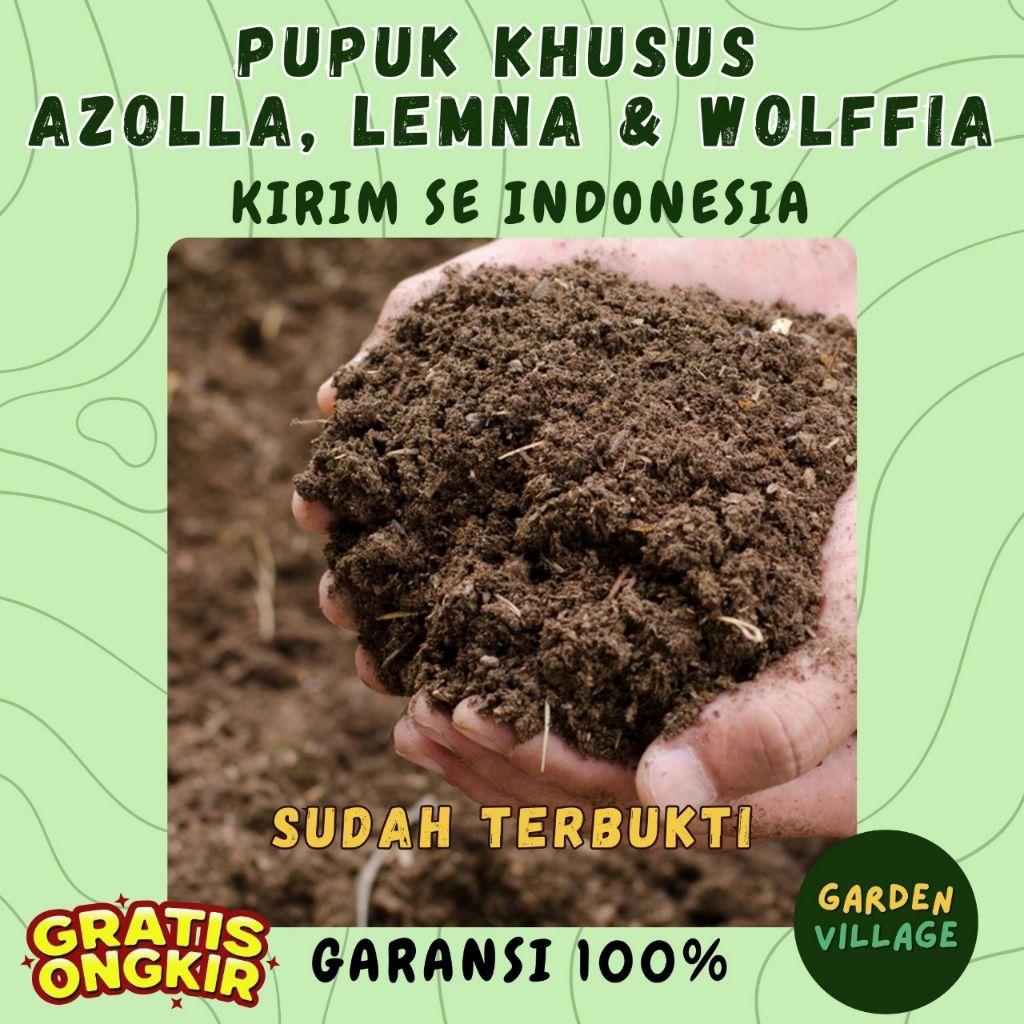 PUPUK KHUSUS AZOLLA, LEMNA, DAN WOLFFIA 100% ORGANIK GARANSI KIRIM AMAN SE INDONESIA