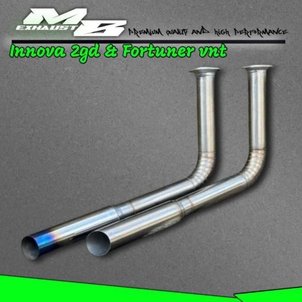 Knalpot side exite Knalpot keluar samping Fortuner vnt & innova reboon 2gd Fortuner vrz buang belaka