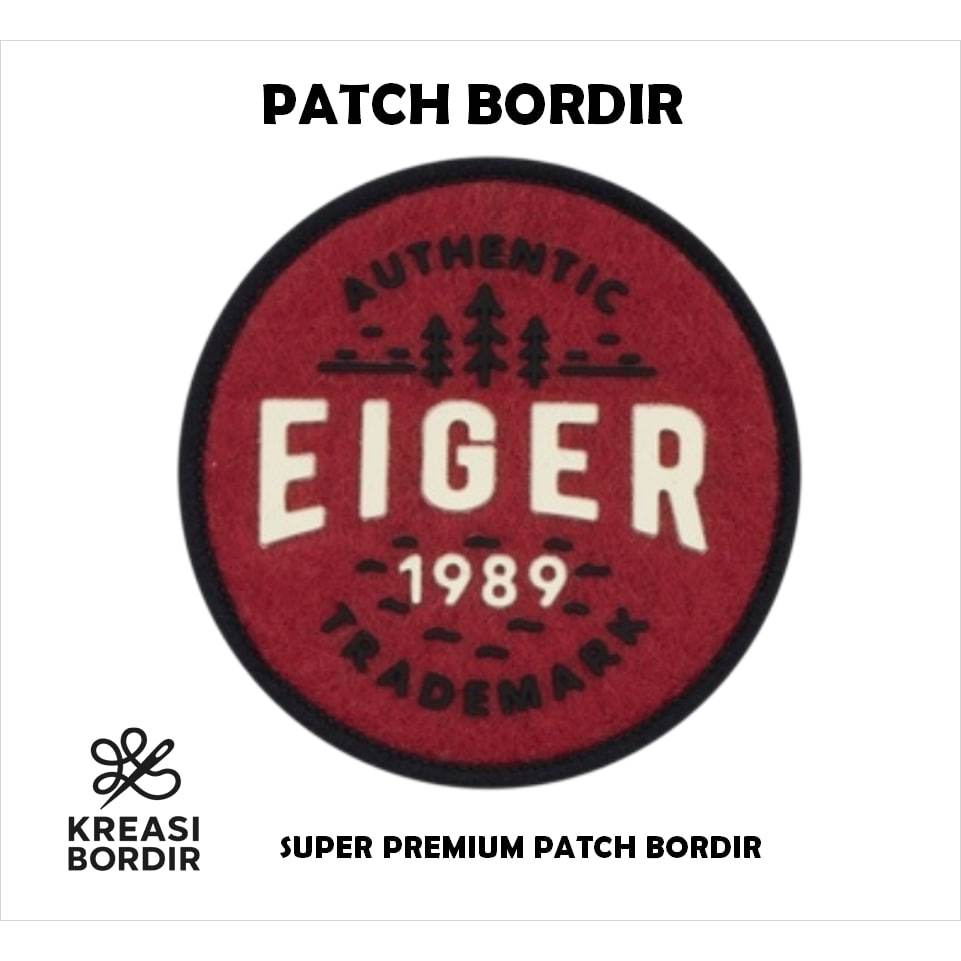 EMBLEM PATCH BORDIR EIGER - Kreasibordir.id