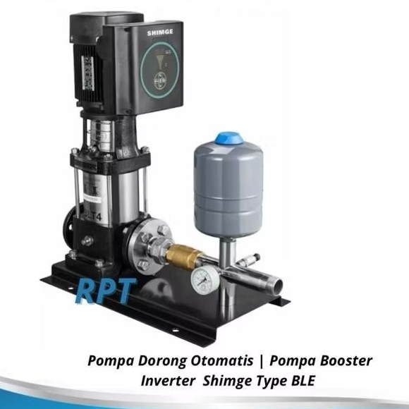 Pompa Dorong Otomatis | Pompa Booster Inverter 1Hp Shimge BLE 2-6