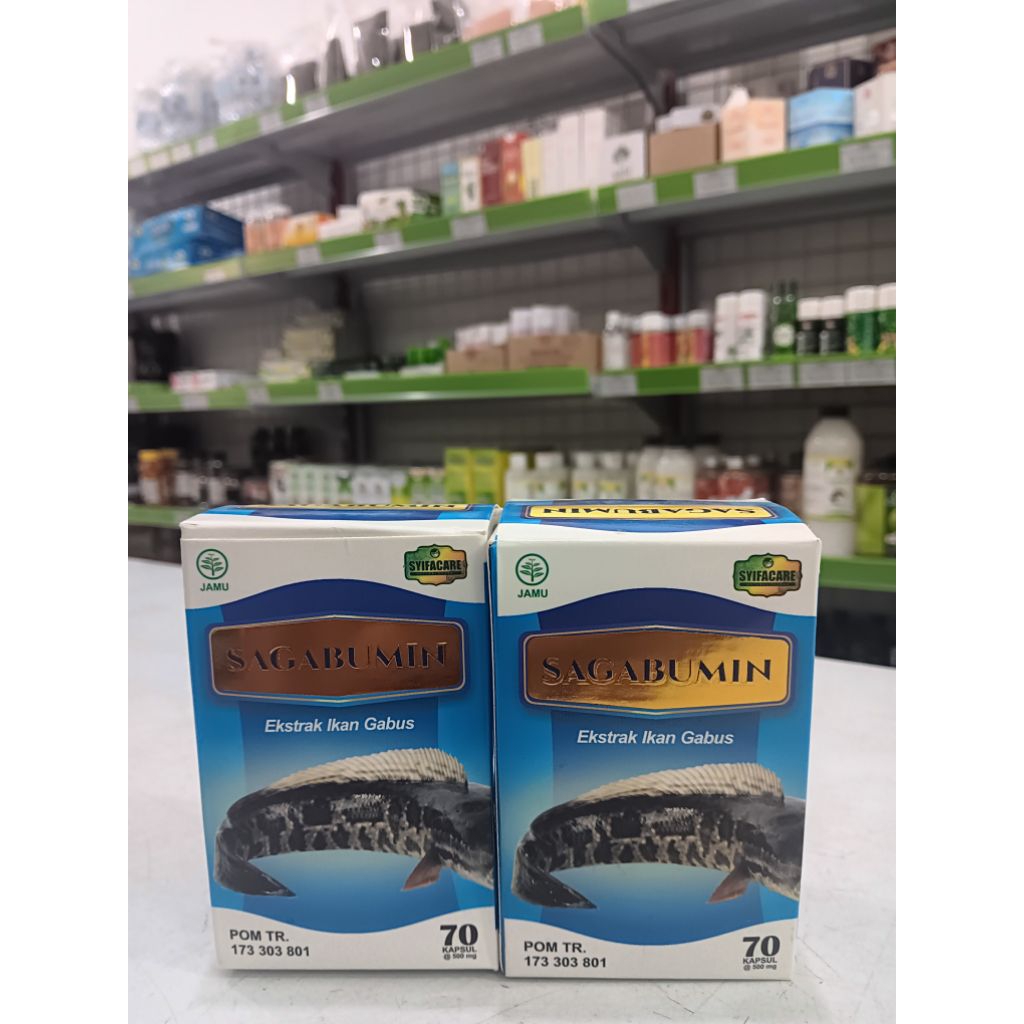 kapsul ikan gabus sagabumin extra ikan gabus 60 kapsul