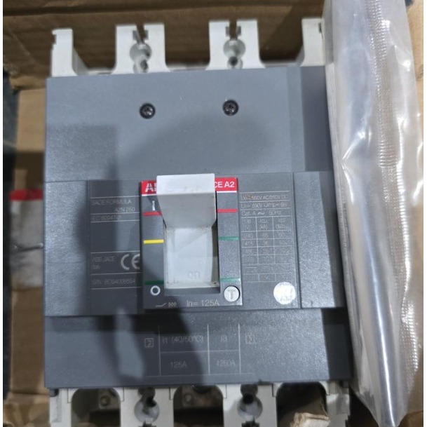 ABB MCCB SACE FORMULA A2 125A 3P ,MCCB ABB 125A 3P