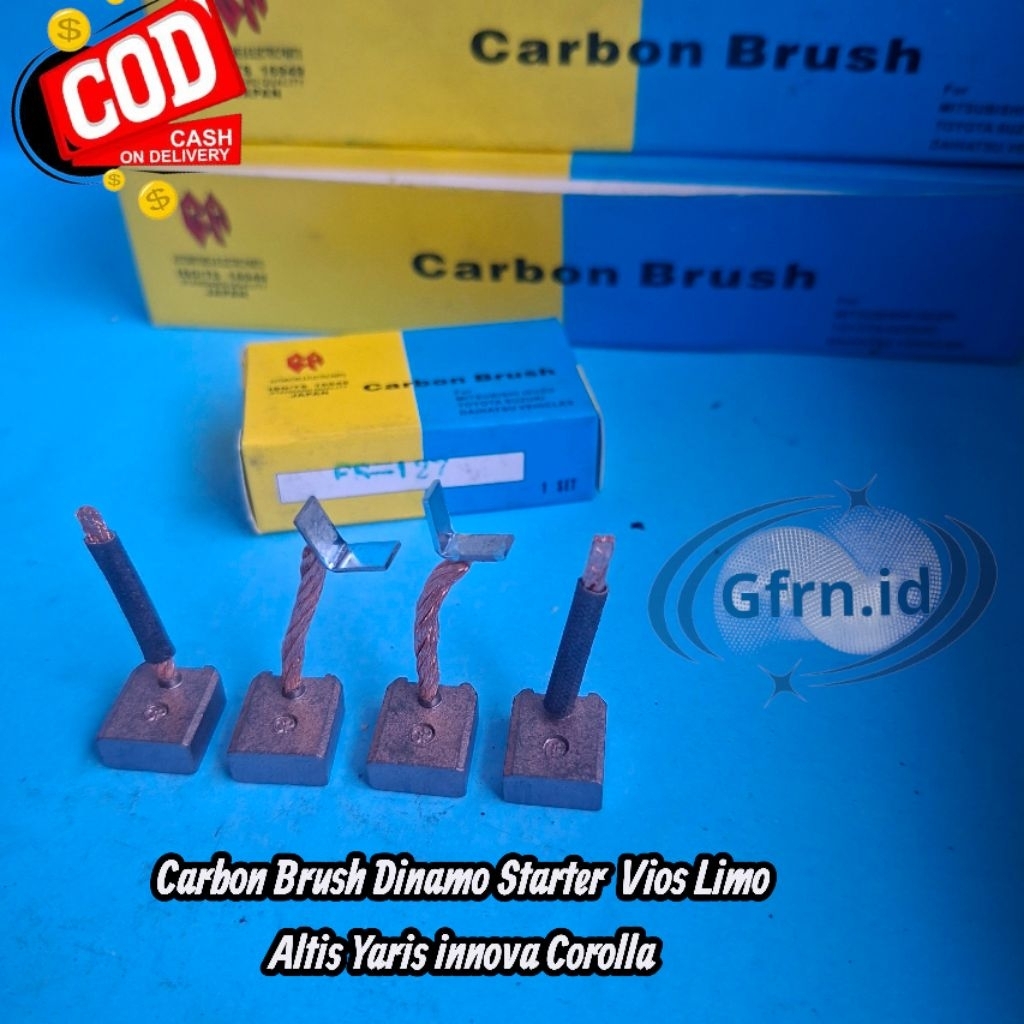 Carbon Brush Dinamo Starter Vios Limo Altis Yaris Innova Corolla Ks2