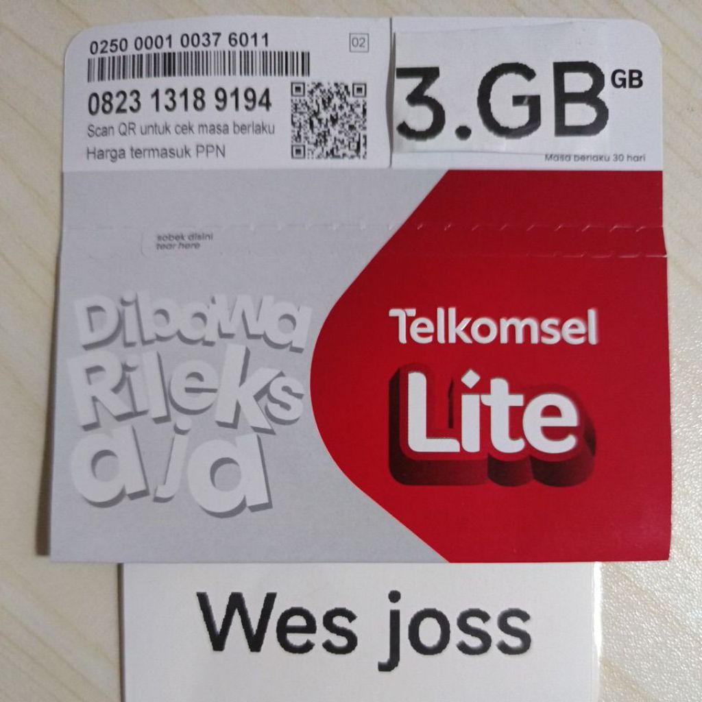 kartu perdana telkomsel simpati 3gb nasional