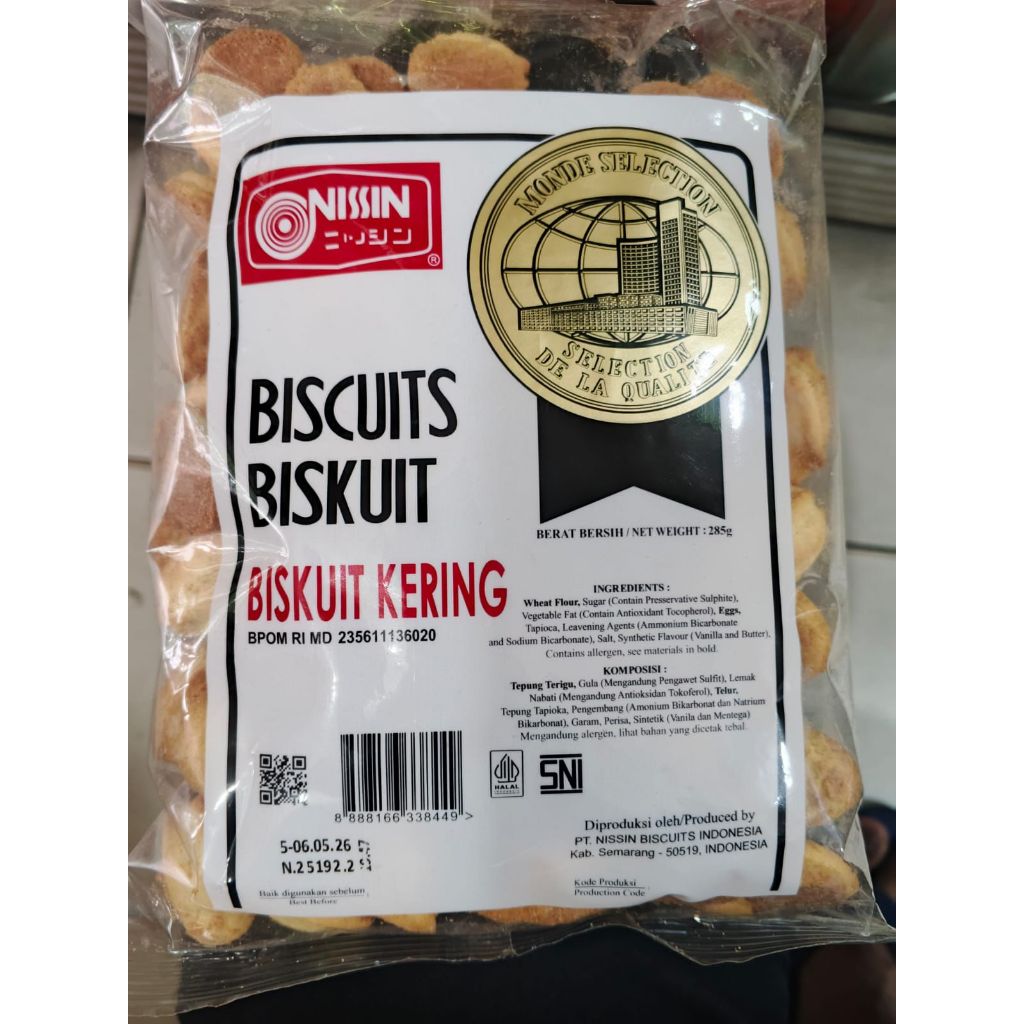 Nissin Biskuit Kering blimbing
