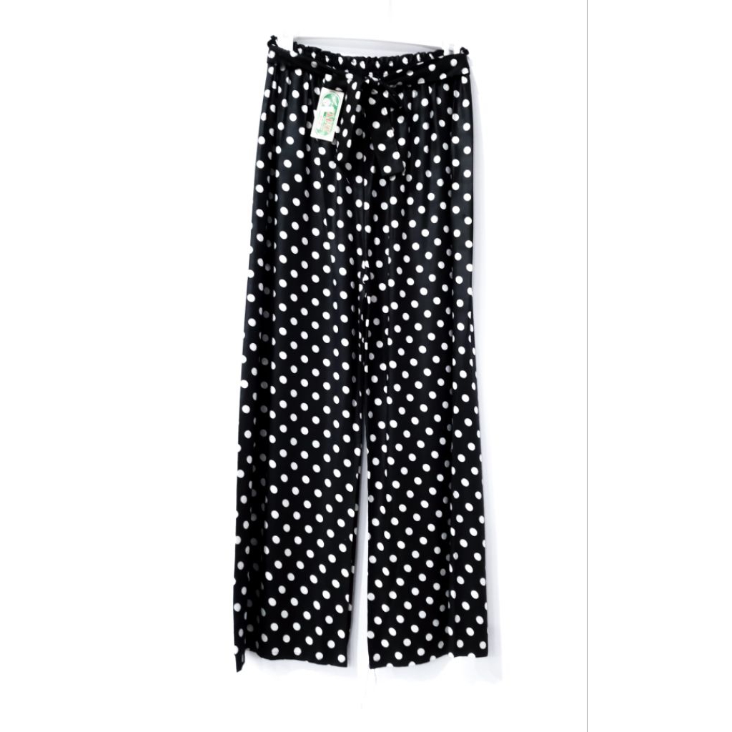 Celana kulot bahan katun wanita