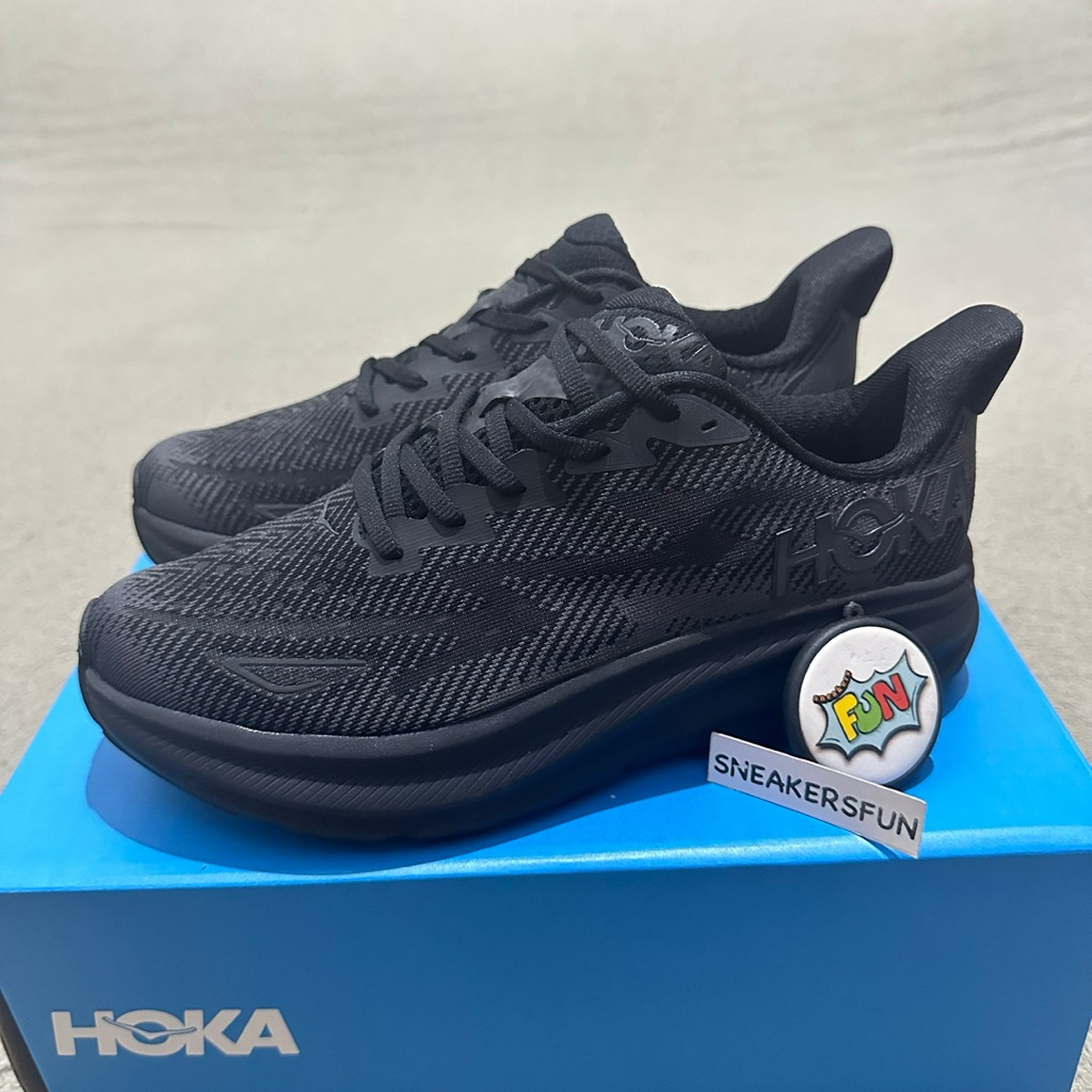 HOKA ONE ONE CLIFTON 9 BLACK PREMIUM ORIGINAL